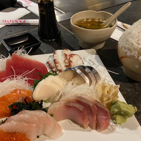 aesthetic sashimi sushi miso soup ; ♡ ༘˚⊹. Sashimi Aesthetic, Sashimi Sushi, Miso Soup, Aesthetic Things, More Recipes, Dream Catchers, Boyfriend Material, Quick Saves