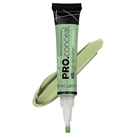 LA Girl Pro High Definition Concealer (1GC 992 Green CorrectorCheck more at s://flashsalesdubai.com/la-girl-pro-high-definition-concealer-1-gc-992-green-corrector/ La Girl Concealer, Green Corrector, Green Color Corrector, Applying Concealer, Green Concealer, La Girl Pro Concealer, Skin Corrector, Green Pro, Color Correcting Concealer