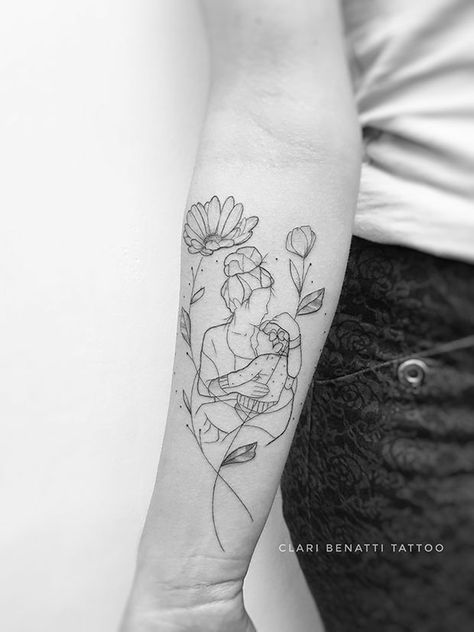 Mutterschaft Tattoos, Breastfeeding Tattoo, Wormhole Tattoo, Professional Tattoo Kits, Motherhood Tattoos, Baby Tattoo Designs, Baby Tattoo, Hamsa Tattoo, Mom Tattoo Designs