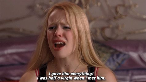 Regina George Crying, Mean Girls Meme, Girl Meme, Mean Girl Quotes, Mean Girl, Chick Flicks, Regina George, Rachel Mcadams, Movie Lines