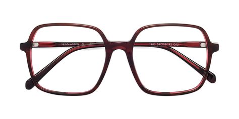 Cute Glasses Frames, Glasses Inspiration, Big Glasses, Funky Glasses, Oversized Glasses, Red Glasses, Square Eyeglasses, Cool Glasses, Cute Glasses