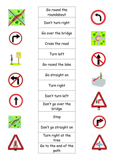 Directions Worksheet For Kids, Giving Directions Worksheet, Directions For Kids, Directions Worksheet, Ch Words, Direction Sign, Physical Education Lessons, All About Me Preschool, English Activities For Kids