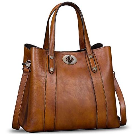 Genuine Leather Handbags for Women Satchel Purses Vintage Handmade Shoulder Bag Cowhide Top Handle Handbag Totes Leather Moccasins Diy, Purses Vintage, Vintage Leather Handbag, Soft Leather Handbags, Cheap Purses, Genuine Leather Handbags, Popular Handbags, Genuine Leather Totes, Cheap Handbags