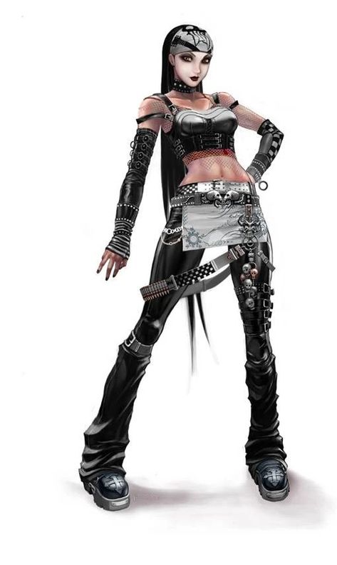 Shadowrun Characters, Metal Outfit, Tesla 3, Metal Drawing, Heavy Metal Fashion, Metal Dress, Concept Clothing, Halloween Inspo, Guitar Hero