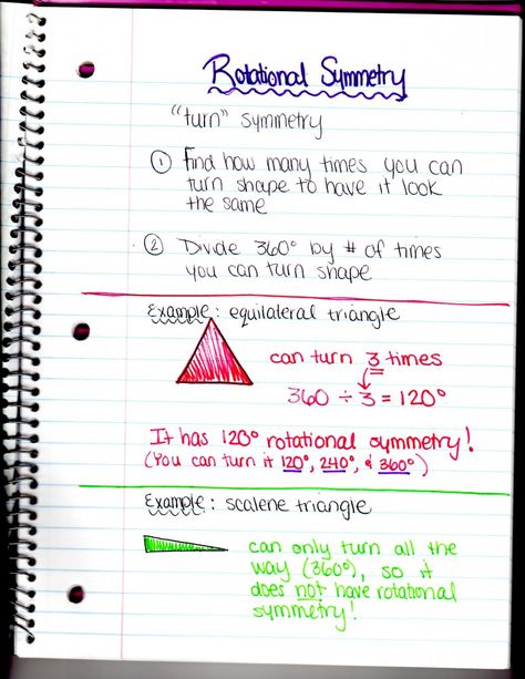 Rotational Symmetry - hands-on lesson, notebook page, and extension idea Rotational Symmetry Activities, Symmetry Math, Daily 3 Math, Geometric Transformations, Symmetry Activities, Rotational Symmetry, Sped Math, Grade 6 Math, Learning Mathematics