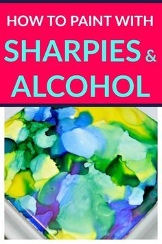 Sharpies And Alcohol, Sharpie Alcohol, Alcohol Ink Glass, Sharpie Crafts, Painted Tiles, Creeper Minecraft, Alcohol Ink Crafts, Ink Crafts, Wine Bottle Diy Crafts