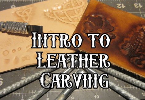 Diy Leather Engraving, Diy Leather Tools, Diy Leather Working, Handmade Leather Work, Leather Working Projects, Custom Leather Work, Leather Tutorial, Leather Working Patterns, Leather Working Tools