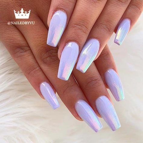 Unicorn Chrome Nails. #nailart #nails #naildesigns #nailartdesigns #fashion #style #girl #womensfashion #mattenails #unicorn #chromenails #nailscoffin Pretty Nail Colors, Stylish Nails Designs, White Acrylic Nails, Summer Acrylic Nails, Marble Nails, Coffin Nails Designs, Dream Nails, Pretty Acrylic Nails, Nail Arts