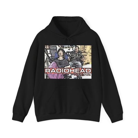 Radiohead The Bends, The Bends, Fall Clothing, Radiohead, Cold Day, Kangaroo Pocket, Hooded Sweatshirt, Pocket Pouch, Color Matching