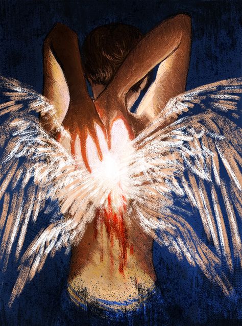 bookpdf on Tumblr Celestial Horror, Fallen Angel Wings, Angel Of The Morning, Gender Euphoria, Pray For Love, The Fallen Angel, Angel Painting, Gender Envy, Painting Inspo