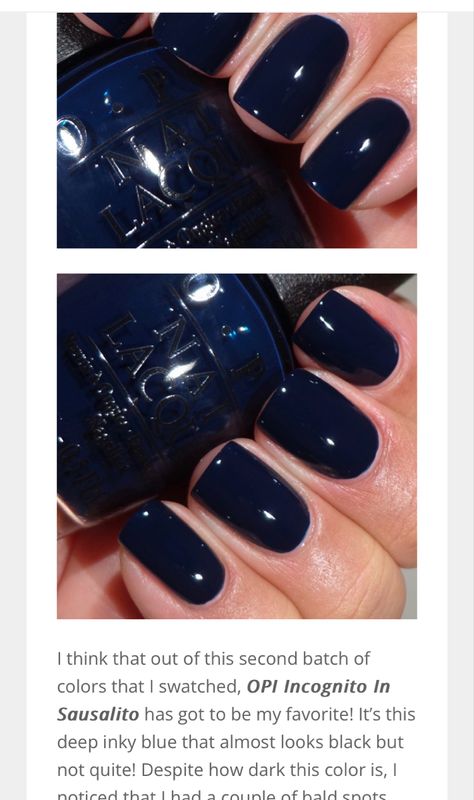 Opi Russian Navy Gel, Opi Navy Blue Dip Powder, Opi Incognito Mode, Navy Blue Toes, Opi Winter Colors, Fall Blue Nails, Deep Blue Nails, Opi Blue Nail Polish, Deep Blue Nail Polish