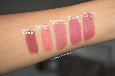 MAC Soar Lip Liner Review | LIPS n BERRIES Red Lipstick For Olive Skin, Lipstick For Olive Skin, Mac Twig Lipstick, Mac Red Lipstick, Mac Soar, Mac Twig, Lip Liner Collection, Mac Red Lipsticks, Mac Mehr