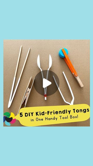 Chana Favors on Instagram: "5 DIY Kid-Friendly Tongs - in One Handy Tool Box

🛠️ Turn everyday items into exciting learning tools!

Boost fine motor skills with these easy-to-make tongs:
1️⃣ Spoon Scoopers
2️⃣ Fork Fingers
3️⃣ Chopstick Clamp
4️⃣ Jumbo Stick Pincers
5️⃣ Bottle Cap Grippers

All neatly packed in one portable tool box!

Perfect for:
🏠 At-home learning
🏫 Classroom activities
👩‍⚕️ Occupational therapy
🍽️ Mealtime practice

Parents, teachers, and therapists love these for:
✅ Upcycling household items
✅ Engaging screen-free activities
✅ Developing hand strength
✅ Promoting hand-eye coordination

Ready to transform playtime into skill-building fun?

#DIYKidsCrafts #FineMotorSkills #UpcycledToys #OTActivities #HandsOnLearning #KidsFriendlyTools #ParentingHacks #TeacherResourc Diy Fine Motor Activities For Kids, Jumbo Stick, Portable Tool Box, Fine Motor Activities For Kids, Baby Play Activities, Skill Building, Screen Free Activities, Fine Motor Skills Activities, Skills Activities