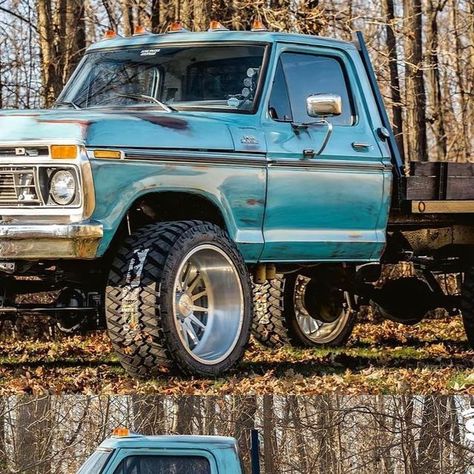 Ford Flatbed, Custom Truck, Ford 4x4, Truck Bed, Cummins, Follow Us, Ford, Trucks, Bed