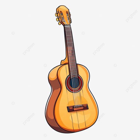 cartoon guitar acoustic classical guitar Gitar Png, Guitar Cartoon, Guitar Clipart, Music Png, Guitar Acoustic, Transparent Image, Guitar Music, Classical Guitar, Png Transparent