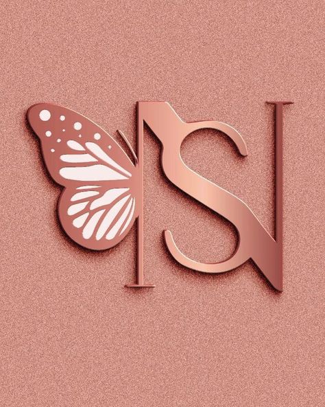 Ns Logo Design Letters Love, Ns Logo Design Letters, Beauty Salon Illustration, Eco Sign, Ns Logo, Logo Design Inspiration Vintage, Logo Online Shop, S Letter Images, Logo Branding Design