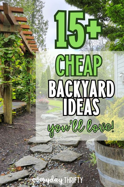 Looking for easy ways to create a beautiful outdoor space? This blog post shares backyard landscaping ideas that are perfect for a budget-friendly backyard makeover. From DIY pathways to simple patio designs and unique garden ideas, these tips help you turn a small yard into a cozy backyard oasis without spending a lot. Great for affordable landscaping updates that make a big difference! Expensive Backyards, Unique Garden Ideas, Affordable Landscaping, Diy Pathway, Tall Ornamental Grasses, Cheap Landscaping Ideas, Small Yard Landscaping, Landscaping Ideas On A Budget, Cheap Backyard