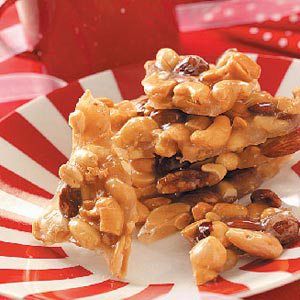 This mixed nut brittle is one of the handmade gifts I give at Christmas.