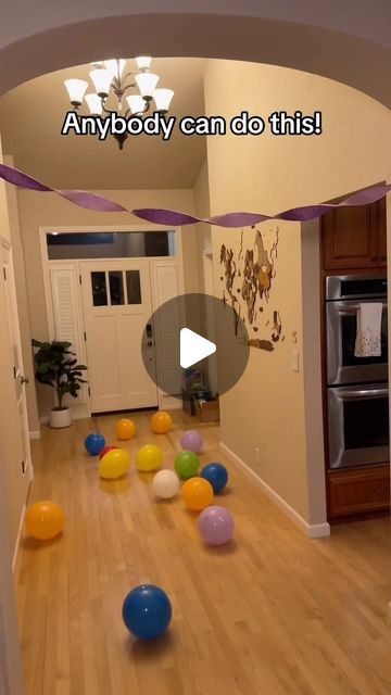 Keisha Franklin on Instagram: "Mom hack for birthday parties! 

#momhack #momsofinstagram #momhacks101 #birthday #partyideas #birthdaypartyideas #partyhack #momlife #momblogger #lifehack" Easy Decorations For Birthday, Birthday Easy Decorations, How To Hang Pinata Without Tree, Birthday Hacks Decoration, Birthday Hallway Decorations, Kids Birthday Morning Surprise Wake Up, 30th Birthday Diy Decorations, Diy Simple Birthday Decorations, Birthday Traditions For Adults