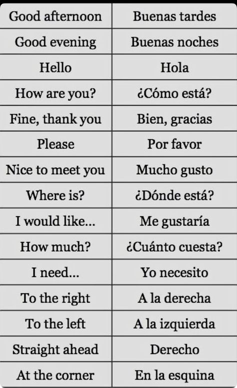 Common Spanish Phrases, Spanish Help, Useful Spanish Phrases, Spanish Words For Beginners, Spanish Sentences, Basic Spanish, Basic Spanish Words, Learn To Speak Spanish, Spanish Basics