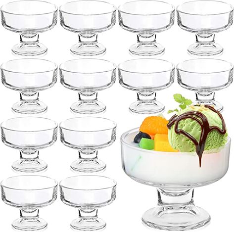 Mini Trifle, Gerobak Dorong, Sundae Cup, Cocktail Fruit, Sundae Glasses, Parfait Glasses, Pudding Parfait, Ice Cream Bowls, Parfait Desserts