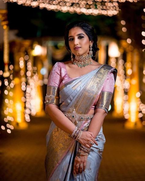 How To Make Your Vritham Look Stand Out The Coming Wedding Season | WedMeGood Wedmegood South, Sunita Shekhawat, Orang India, South Indian Wedding Saree, Sari Lehenga, Engagement Saree, Reception Outfits, Bridal Sarees South Indian, Saree Draping Styles