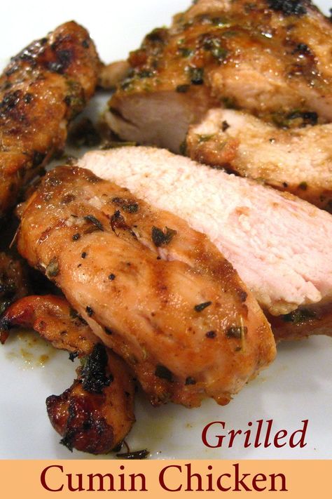 Cumin Recipes, Cumin Chicken, Summer Cooking, Summer Grilling, Bacon Recipes, Meals For Two, The Chicken, Chicken Breast Recipes, Side Dishes Easy