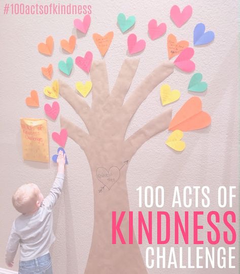 Toddler Approved!: Join the 100 Acts of Kindness Challenge in 2018! Acts Of Kindness Challenge, 100 Acts Of Kindness, Kindness Elves, Teaching Kindness, Kindness Challenge, Kindness Activities, Res Life, Door Decs, Challenge Games