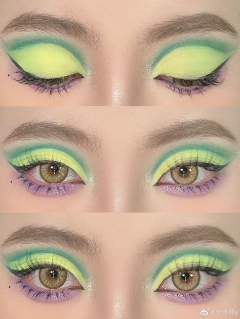 Pastel Eye Makeup, Doll Eye Makeup, Beautiful Eye Makeup, Eye Makeup Designs, Dope Makeup, Fairy Makeup, Colorful Eye Makeup, Makeup Eye Looks, Creative Eye Makeup