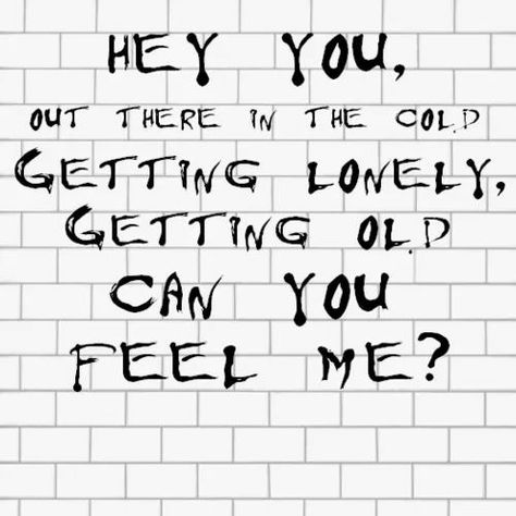 Pink Floyd Lyrics, Pink Floyd Art, Richard Williams, Pink Floyd Wall, Musica Rock, David Gilmour, Axl Rose, Hey You, The Dark Side