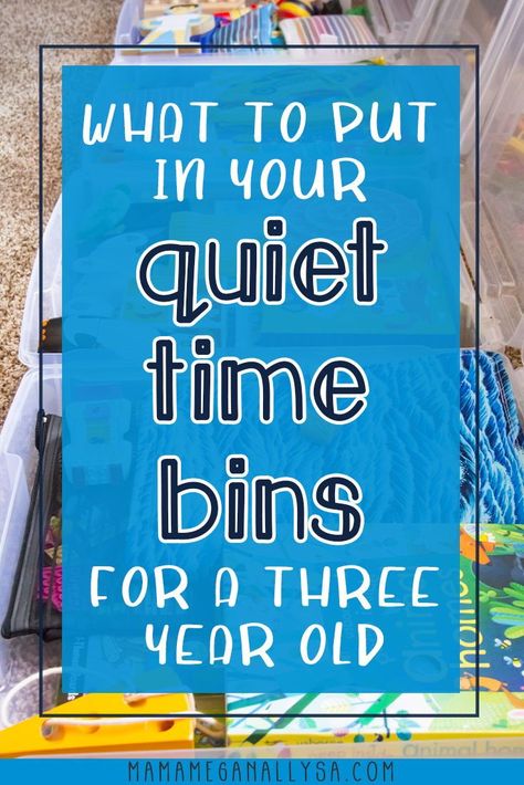 Keep your 3 Year Old entertained and out of your hair with quiet time bins!!! Sensory Bins For Three Year Olds, Nap Time Preschool Busy Bags, Quiet Time Basket For Toddler, Quiet Time Bins, Quiet Bins For Toddlers, Toddler Quiet Time, Quiet Time Bins For Preschoolers, Three Year Old Classroom Ideas, Quiet Bins