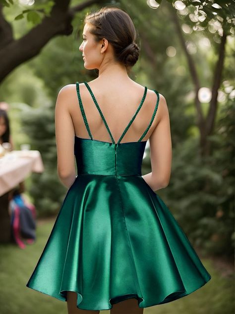 Light green homecoming dresses