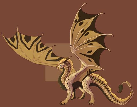 Sandwing design [Commission] by eagleclaw6089 on DeviantArt Dragon Wing, Mythological Animals, Fire Drawing, Big Dragon, Wings Of Fire Dragons, Animal Rabbit, Dragon Sketch, Fourth Wing, Legendary Creature