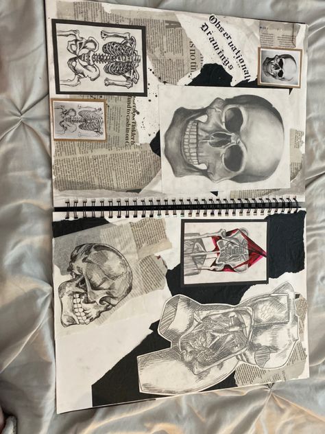 Art Book Covers Sketchbooks, Sketchbook Ideas A Level Art, Art Covers Sketchbooks, Art And Design Sketchbook Ideas, Squashed Art, Sketchbook Layout Inspiration, Art Sketchbook Presentation, Gcse Art Pages Layout, Gcse Art Design Ideas Page