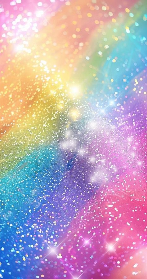 Rainbow Background Wallpapers, Rainbow Colors Wallpaper, Pastel Rainbow Aesthetic, Pastel Rainbow Background, Rainbow Wallpaper Backgrounds, Holographic Wallpapers, Pink Glitter Background, Glitter Phone Wallpaper, Cloud Stickers