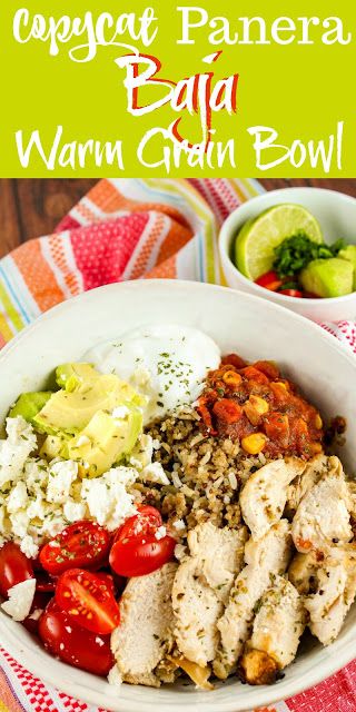 Warm Grain Bowl, Panera Recipes, Grain Bowl Recipe, Chicken Brown Rice, Copycat Panera, Healthy Bowls Recipes, Grain Bowls, Healthy Bowls, Salad Ideas