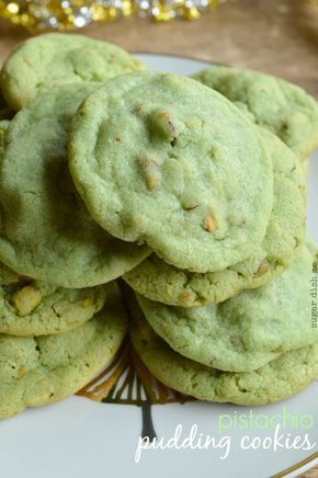 Pistachio Pudding Cookies Recipe Pistachio Pudding Cookies, Pudding Cookies Recipes, Awesome Desserts, Pistachio Recipes, Pistachio Cookies, Pistachio Pudding, Pudding Cookies, Holiday Favorite Recipes, Eclairs