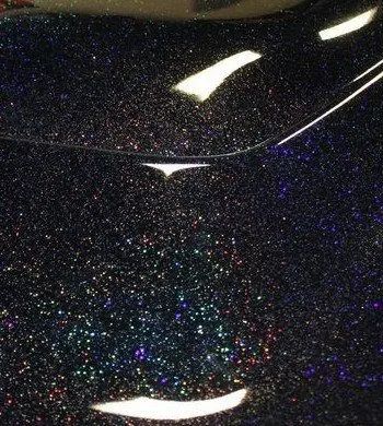 Sparkly Black Car Wrap, Black Car Paint, Candy Paint Cars, Holographic Car, Holographic Paint, Car Paint Colors, Glitter Car, Car Paint Jobs, Bike Tank