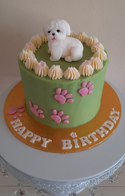 Puppy Art, Dog Cakes, Birthday Cakes, Cake Designs, Birthday Party Themes, Wedding Cake, Wedding Cakes, Birthday Cake, Birthday Party