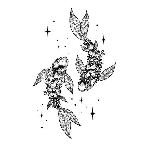 Pisces Stomach Tattoo, Pisces Tattoo Goddess, Floral Pisces Tattoo, Feminine Pisces Tattoo, Pisces Rising Tattoo, Y’all Tattoo, Pisces Virgo Tattoo, Virgo Pisces Tattoo, Pisces Aesthetic Tattoo