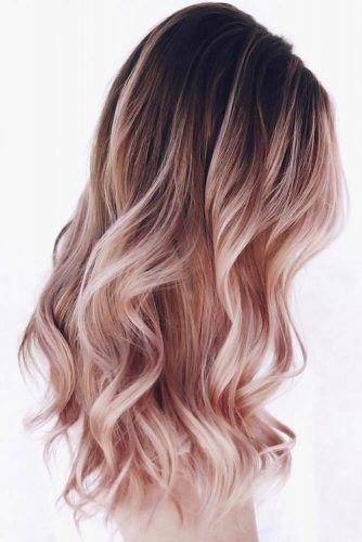 Gold Blonde Hair, Classy Hair, Pink Hair Dye, Fall Hair Color Trends, Ombre Hair Blonde, Ombré Hair, Rose Gold Hair, Ombre Hair Color, Short Hairstyle