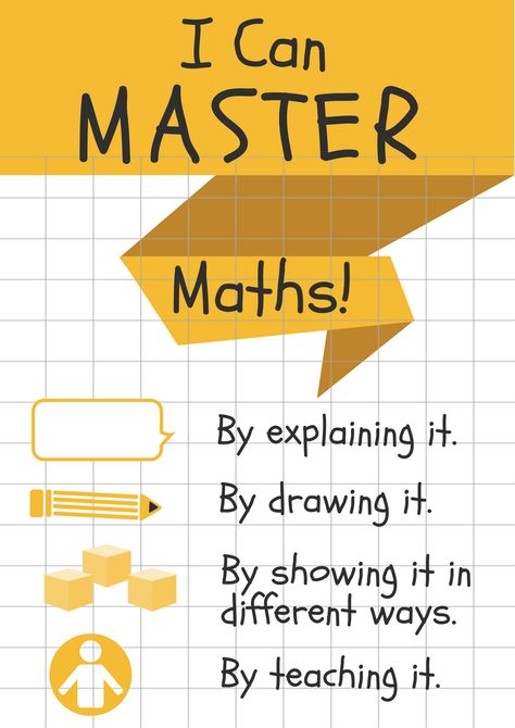 Maths Mastery Poster    #teaching #teachers Maths Poster, Maths Working Wall, Maths Eyfs, Year 2 Maths, Ks2 Maths, Ks1 Maths, Maths Display, Eyfs Maths, Year 1 Maths