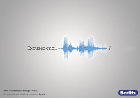 #Berlitz #publicidad Sound Creative Ads, Earbuds Creative Ads, Beats Advertising, Earbuds Ads, Sound Waves Illustration, Creative Marketing Campaign, Business English, Ad Copy, Creative Advertising Campaign