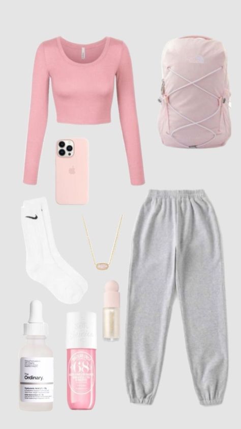 Cute Middle School Outfits, Simple Outfits For School, Preppy Summer Outfits, Casual Preppy Outfits, Trendy Outfits For Teens, Cute Lazy Outfits, Cute Lazy Day Outfits, Cute Outfits For School, Lazy Outfits