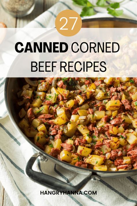 Canned Beef Recipes, Canned Beef Recipe, Canned Corned Beef Recipe, Corned Beef Stew, Corned Beef Leftovers, Canned Beef, Corned Beef Reuben, Corned Beef Hash Recipe, Canned Corned Beef