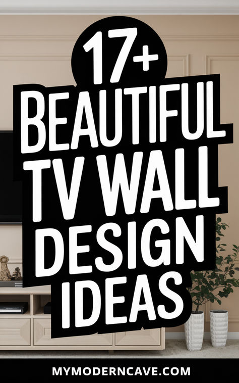 Take your home decor to the next level with these 17+ beautiful TV wall design ideas. From minimalist layouts with hidden wiring to dramatic backdrops featuring colorful accent walls, these designs suit every taste. Learn how to integrate storage solutions, like cabinets or floating shelves, to keep your space organized and chic. These creative concepts turn your TV area into a harmonious blend of entertainment and elegance. Multi Screen Tv Wall, Tv With Pictures Around It, Picture Collage Around Tv, Wall Decal Behind Tv, Wall Molding Tv Unit, 50 Inch Tv On Wall, Mirrors Next To Tv On Wall, Decorate Above Tv Wall, Hiding Tv On Wall