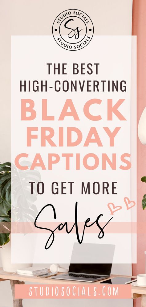 black friday social media captions Black Friday Sale Quotes, Black Friday Real Estate Marketing, Sale Captions Instagram, Black Friday Small Business Ideas, Sale Captions, Boutique Black Friday Ideas, Small Business Captions, Black Friday Design Ideas, Black Friday Quotes