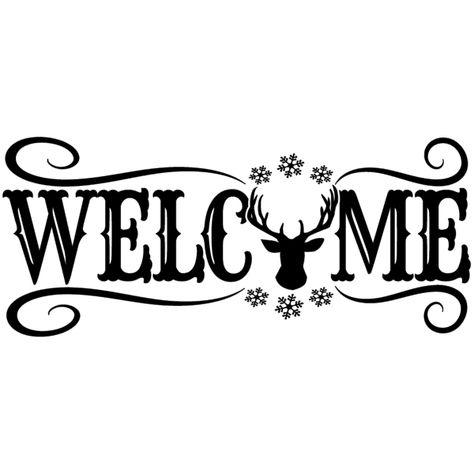 Xmas Templates, Christmas Orderments, Diy Vinyl Projects, Stencil Patterns Templates, Welcome Svg, Welcome Sign Svg, Christmas Calligraphy, Door Signs Diy, Welcome Winter