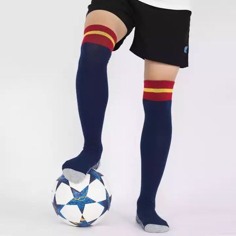 New Arrival Sport Knee High Soccer Socks Calf Compression Athletic Men Football Sock For Kids Adults Mens Knee High Socks, Socks Knee High, Soccer Socks, Football Socks, Men Socks, Socks Men, Compression Socks, Knee High Socks, Athletic Men