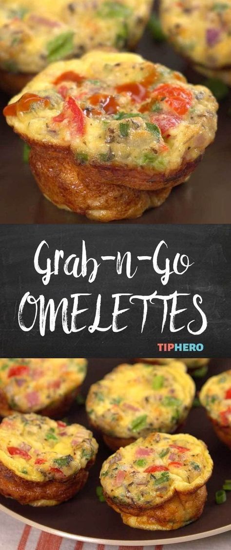 Menu Sarapan Sehat, Vegan Muffins, Omelette Recipe, Egg Muffins, Muffin Tins, Productivity Hacks, Breakfast Recipes Casserole, Breakfast Brunch Recipes, On The Run